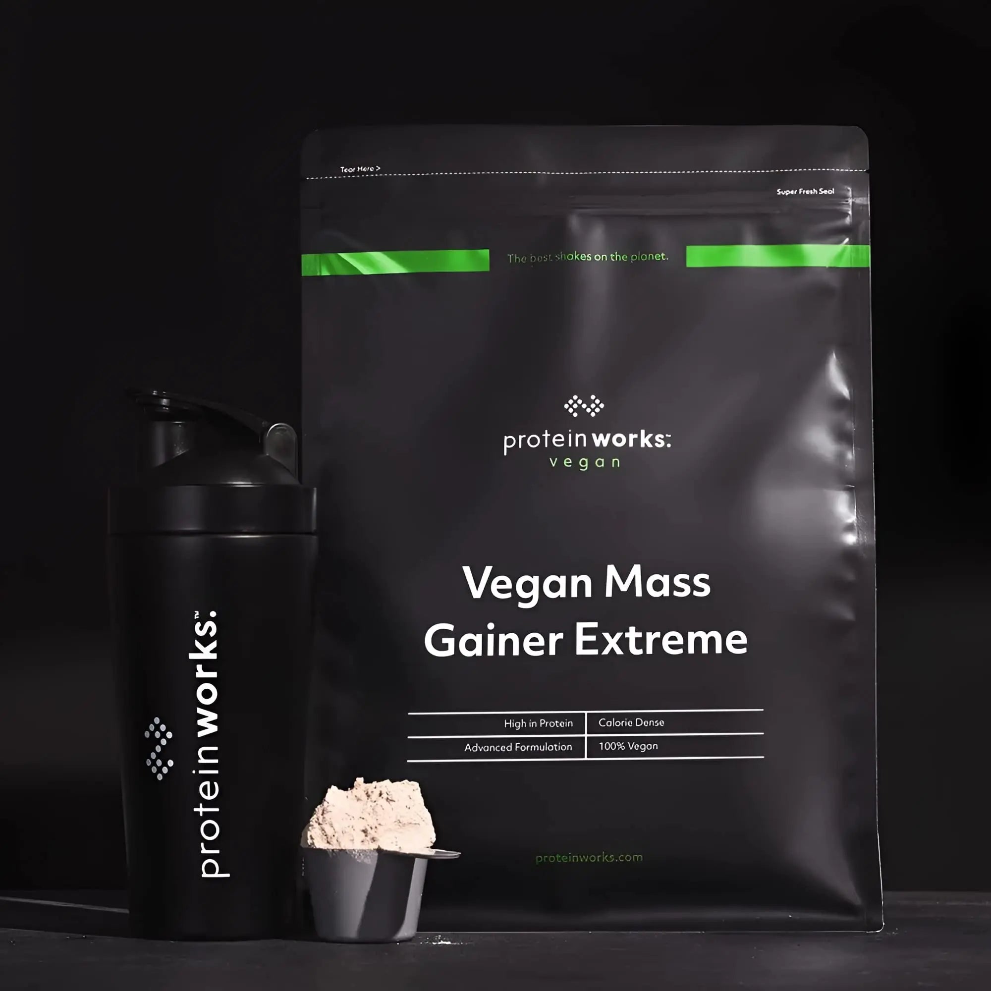 Protein Works - Vegan Mass Gainer Extreme | High Calorie Protein Powder | Weight Gainer Protein Works Au supplements