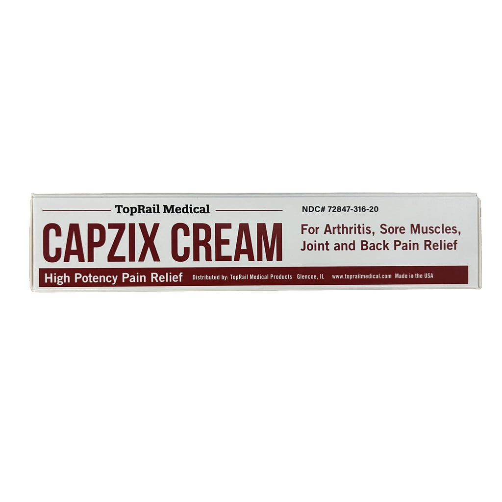 Capzix Cream for Pain Relief 2 OZ Capsaicin .1% High Potency/ Maximum Strength CAPZIX CREAM Au supplements