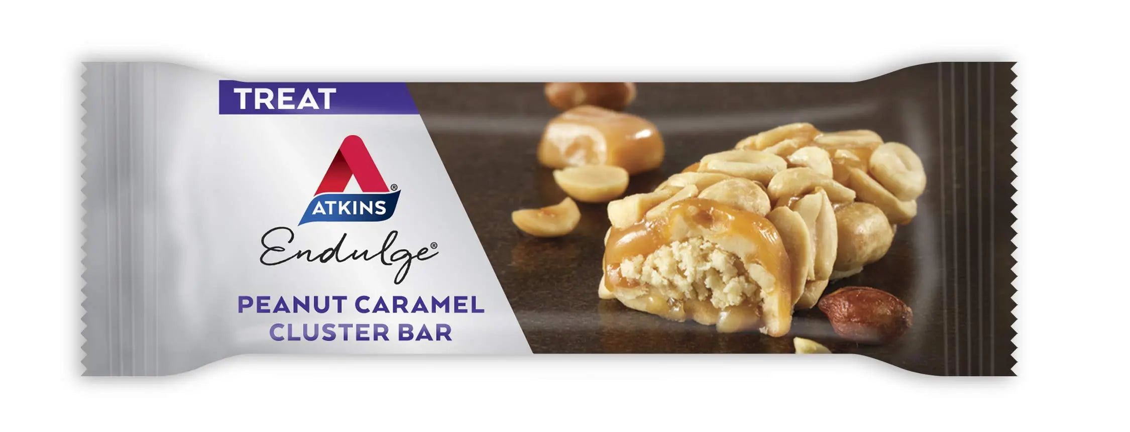 Atkins Peanut Caramel Cluster Bar, Dessert Favorite, High in Fiber, 3g Net Carb, 1g Sugar Atkins Au supplements