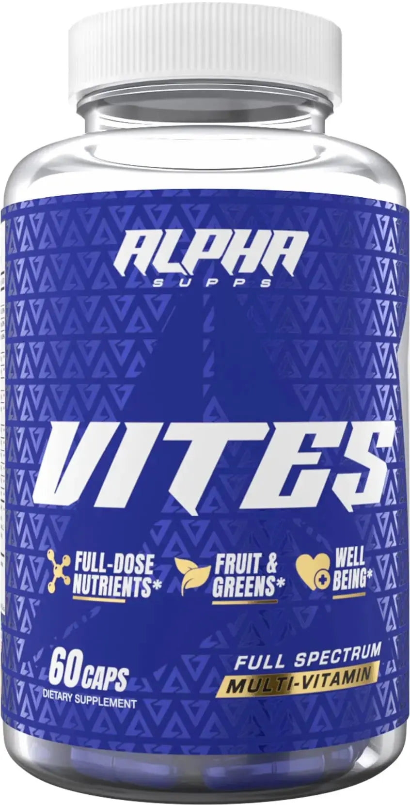 Alpha Supps Vites Men's Multivitamin, Complete Daily Supplement with Fruits, Veggies, Energy, Immune & Prostate Support Alpha Supps Au supplements