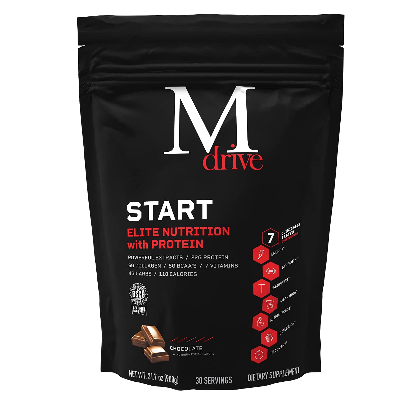 Mdrive Prime Start Supports Energy, Strength, Lean Muscle, Digestion, Immune Health Mdrive Au supplements