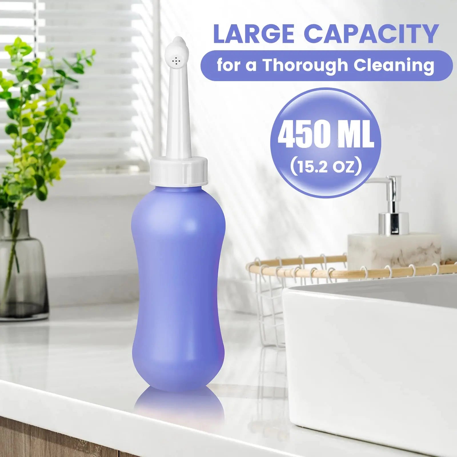 450ml Peri Bottle Postpartum for Feminine Care, 2 Pack Portable Travel Bidet for Toilet, Perineal Bottle VicnKioH Au supplements