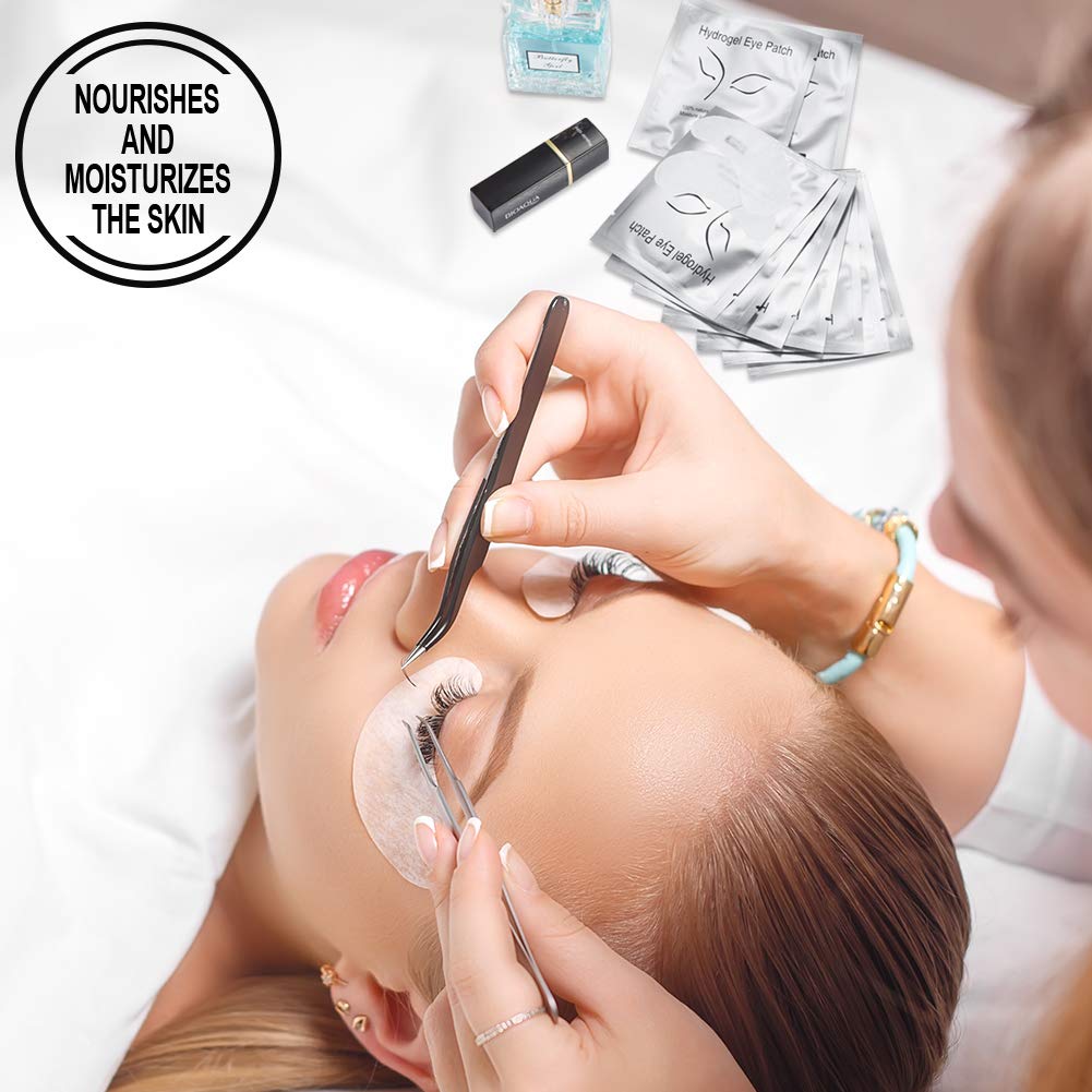 Ocim 100 Pairs Under Eye Pads Lash Extensions,Hydrogel Gel Eye Patches for Lashes Extension/Eyelash Tinting