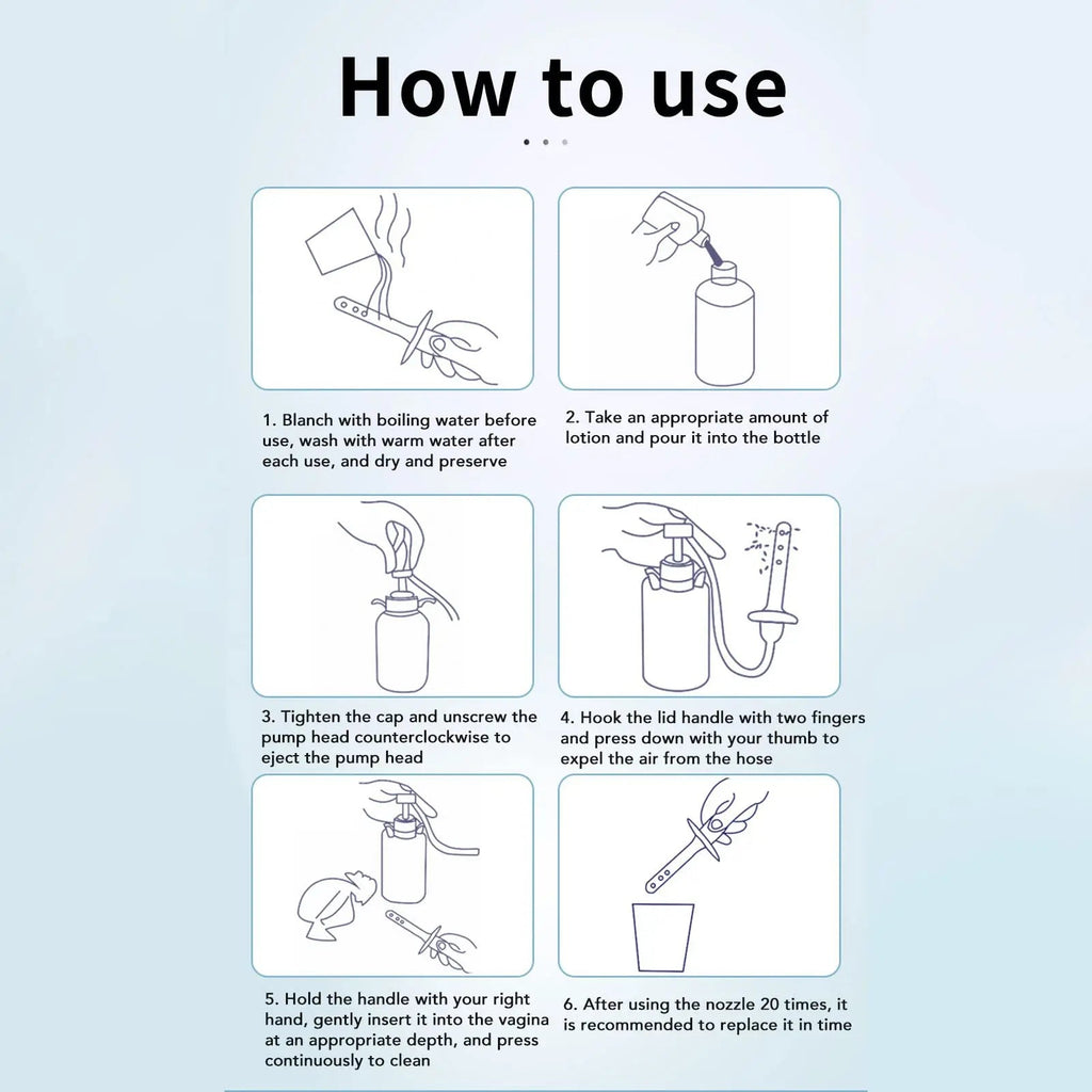 Vaginal Douche Cleaner,350ml Vaginal Cleanser Vaginal Douche Reusable Vaginal Cleansing System Brrnoo Au supplements