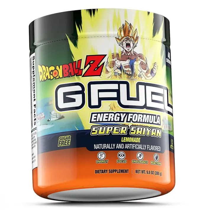 G fuel Dragon Ball Z Energy Powder, Sugar Free, Clean Caffeine Focus Supplement G fuel Au supplements