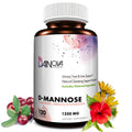 Dainova D Mannose 1350mg with Cranberry I D-Mannose Capsules for UTI Prevention, Urinary Tract Support, Urinary Tract Health for Women, & Cleanse. W/Hibiscus & Dandelion, 120 Veggie Capsules Dainova Nutrition Au supplements