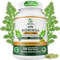 Moringa Capsules, Moringa Pure Capsules For Energy, Immune Support, Gut Health & Powerful Green Superfood, Rich In Antioxidants, Essential Vitamins & Amino Acids