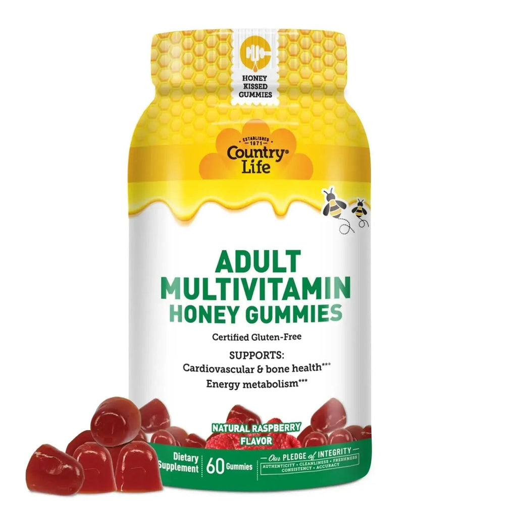 Country Life® Tart Cherry & Adult Multivitamin Honey Gummies - Bundle - Non-GMO - Certified Gluten Free Country Life Au supplements