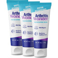 Arthritis Wonder Pain Relief Cream, 4 oz – Arthritis Pain Relief Cream for Hand, Knee, Foot and Wrist Joints – Fast-Acting, Deep Penetrating, Non-Greasy Formula with Natural Wogonin - 3 Pack Arthritis Wonder Au supplements