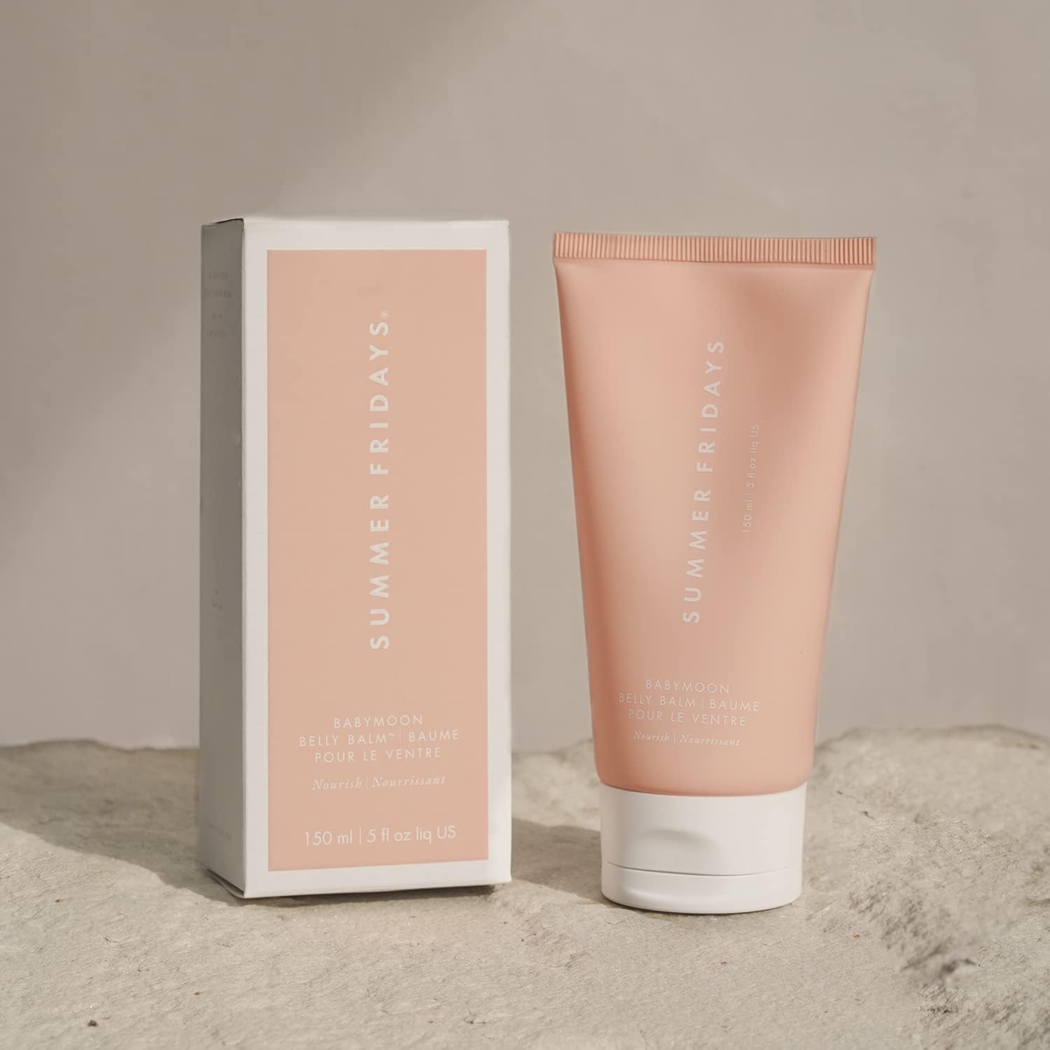 Summer Fridays Babymoon Belly Balm - Nourishing Balm + Body Moisturizer Enriched with Calendula Oil + Vitamin E to Help Reduce