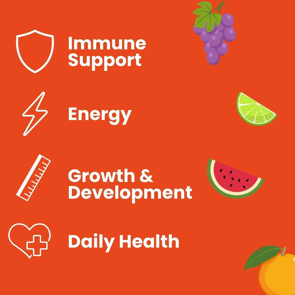 HERBION Naturals Multivitamin Gummies for Kids, Immune Support with Vitamin C, D3, B12, A, E & Zinc, Strawberry Flavor HERBION Au supplements