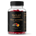 Black Girl Vitamins - Fiber Gummies - Prebiotic for Gut Health & Bloat Relief - Supports Digestion, Regularity & Microbiome Balance - Vegan, Gluten-Free, Halal
