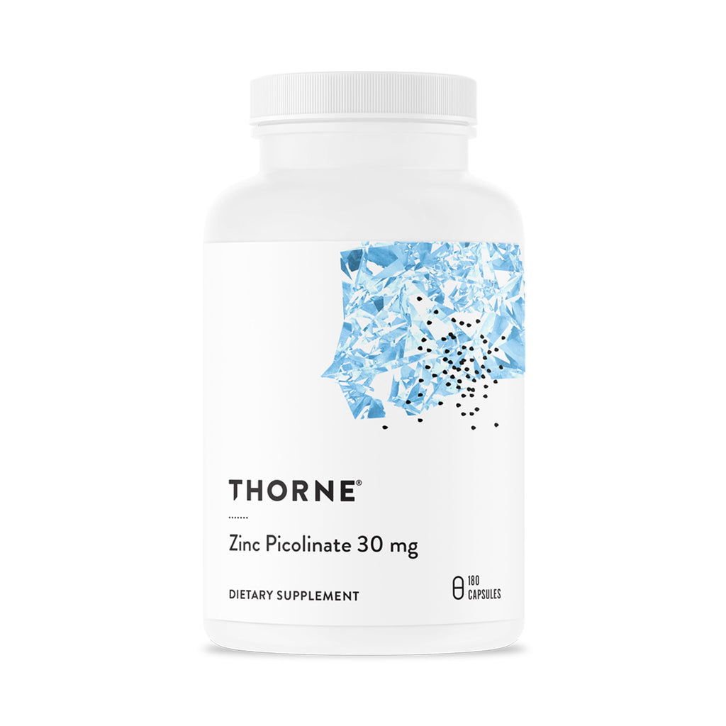 Thorne Research - Zinc Picolinate 30 mg - Well-Absorbed Zinc Supplement for Growth and Immune Function - 180 Capsules THORNE Au supplements