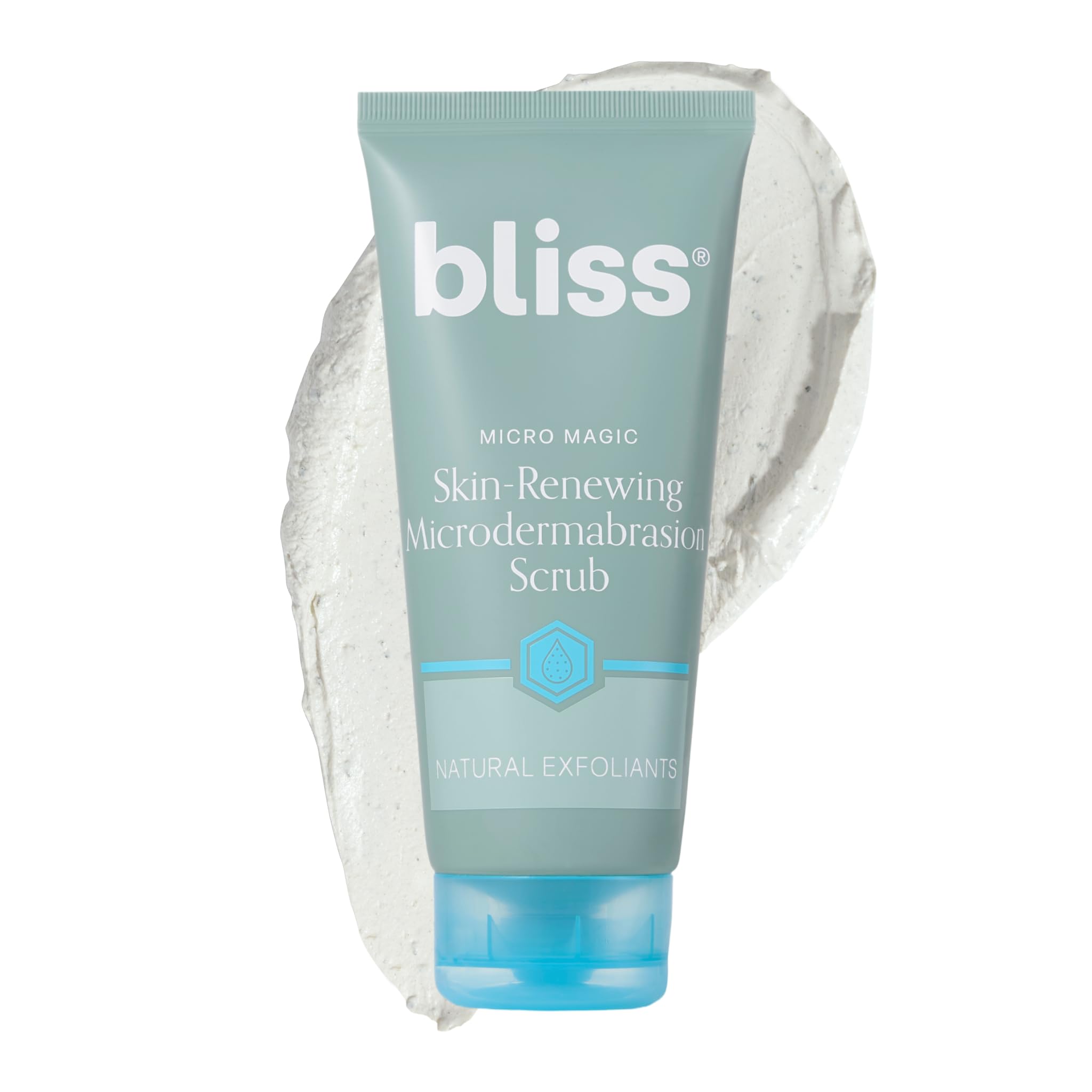 Bliss Micro Magic Skin-renewing Microdermabrasion Scrub | Smoothing Volcanic Pumice & Purifying Kaolin Clay | Refreshed Glow Straight-from-the-Spa