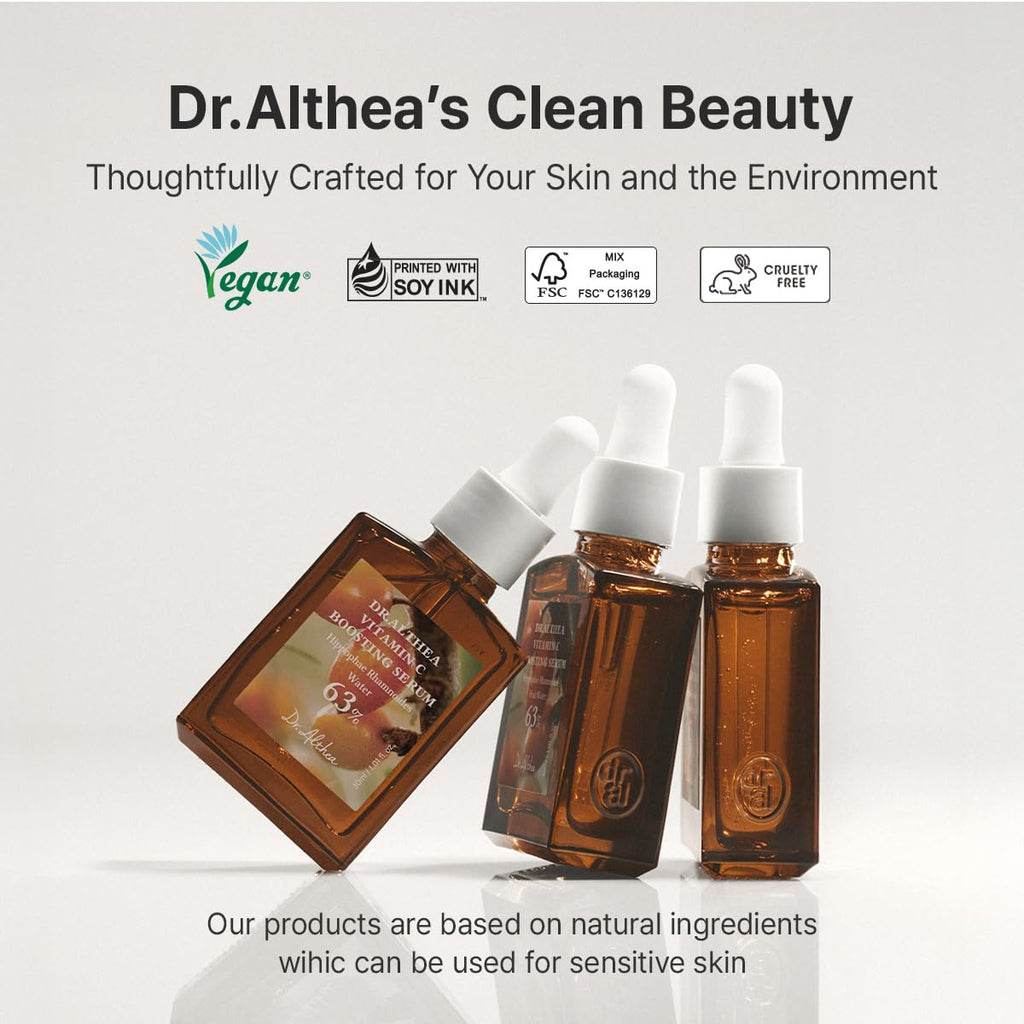 Dr.Althea Vitamin C Boosting Serum | Daily Facial Serum with TRANEXAMIC ACID for All Skin Types | Helps Remove Dark Spots & Uneven Skin Tone | Korean Vegan Skin Care (Vitamin C Boosting RENEWED)