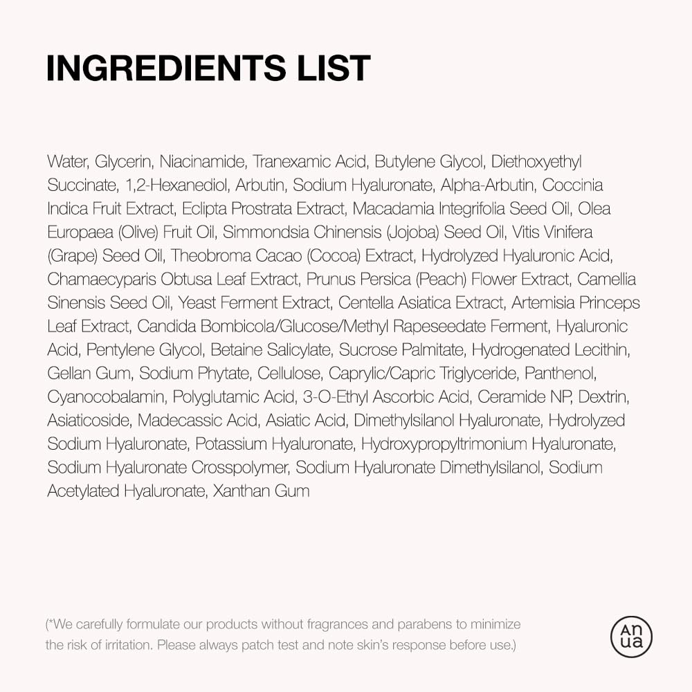 Anua Niacinamide 10 + TXA 4 Serum, Dark Spot Care, Hyaluronic Acid, Tranexamic Acid