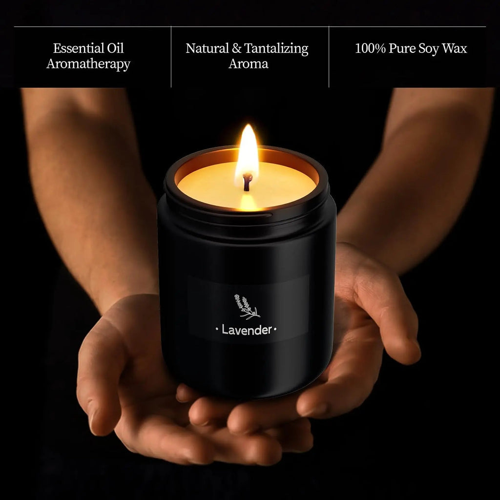 2 Pack Scented Candles for Home Scented, Strong Fragranced Aromatherapy Candles - 6 Oz TranquilBliss Au supplements