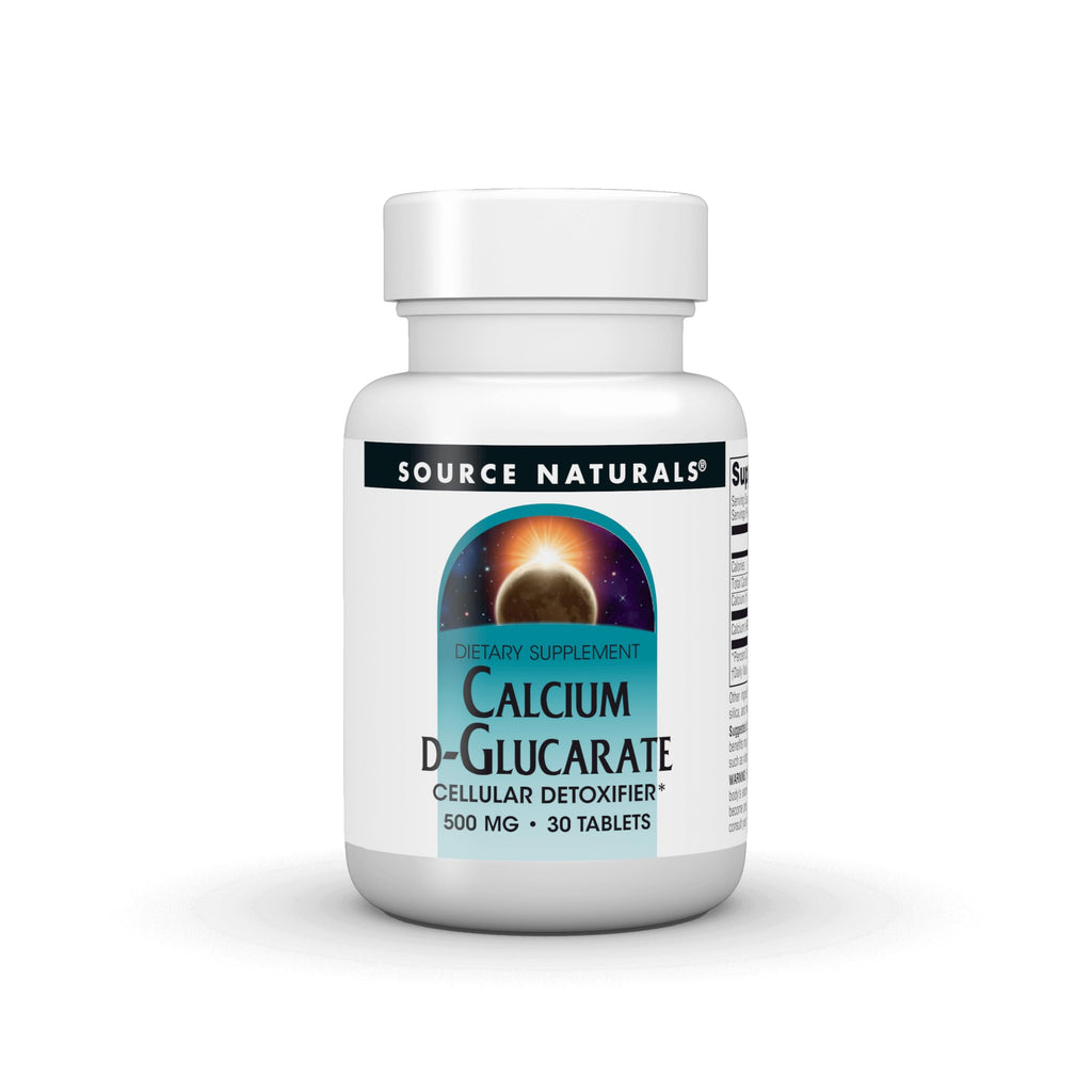 Source Naturals Calcium D-Glucarate, Cellular Detoxifier* 500mg - 30 Tablets Source Naturals Au supplements