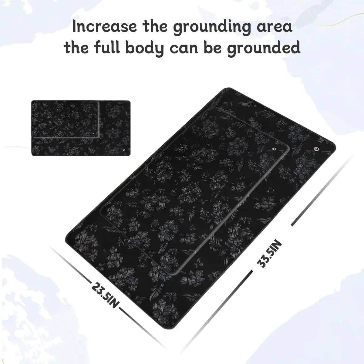 LOSUVERO Grounding Mat for Bed, 33.5x23.5Floral Printed Grounding Pad for Health Therapy, Efficient Sleep LOSUVERO Au supplements