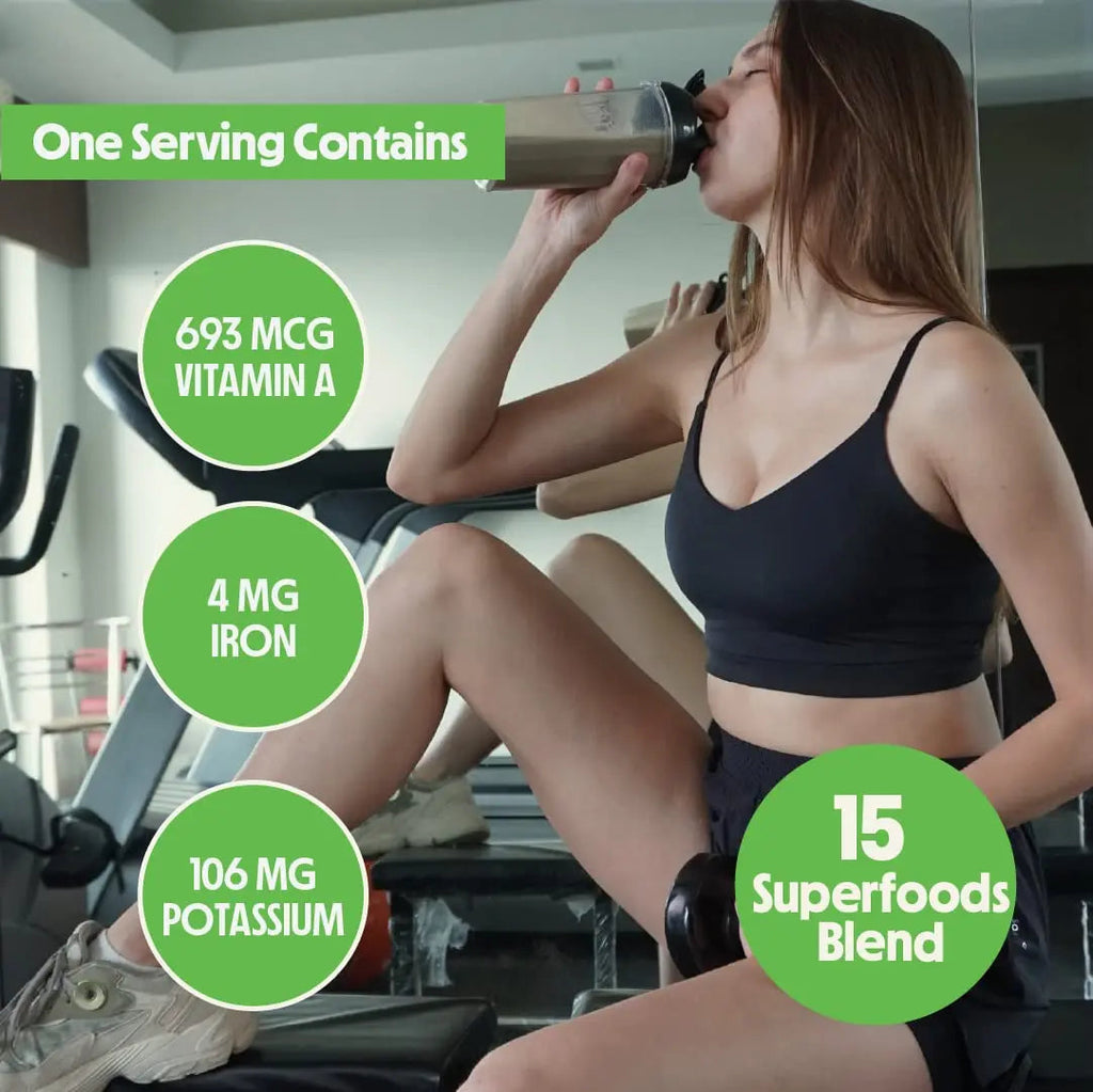 Better Alt Greens Powder, Helps Reduce Bloating, 15 Super Greens- Blend of Spirulina Better Alt Au supplements