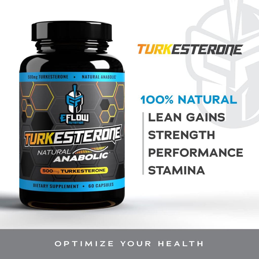 eFlow Nutrition Turkesterone (500 mg) Ajuga Turkestania Extract Complexed eFlow Nutrition Au supplements