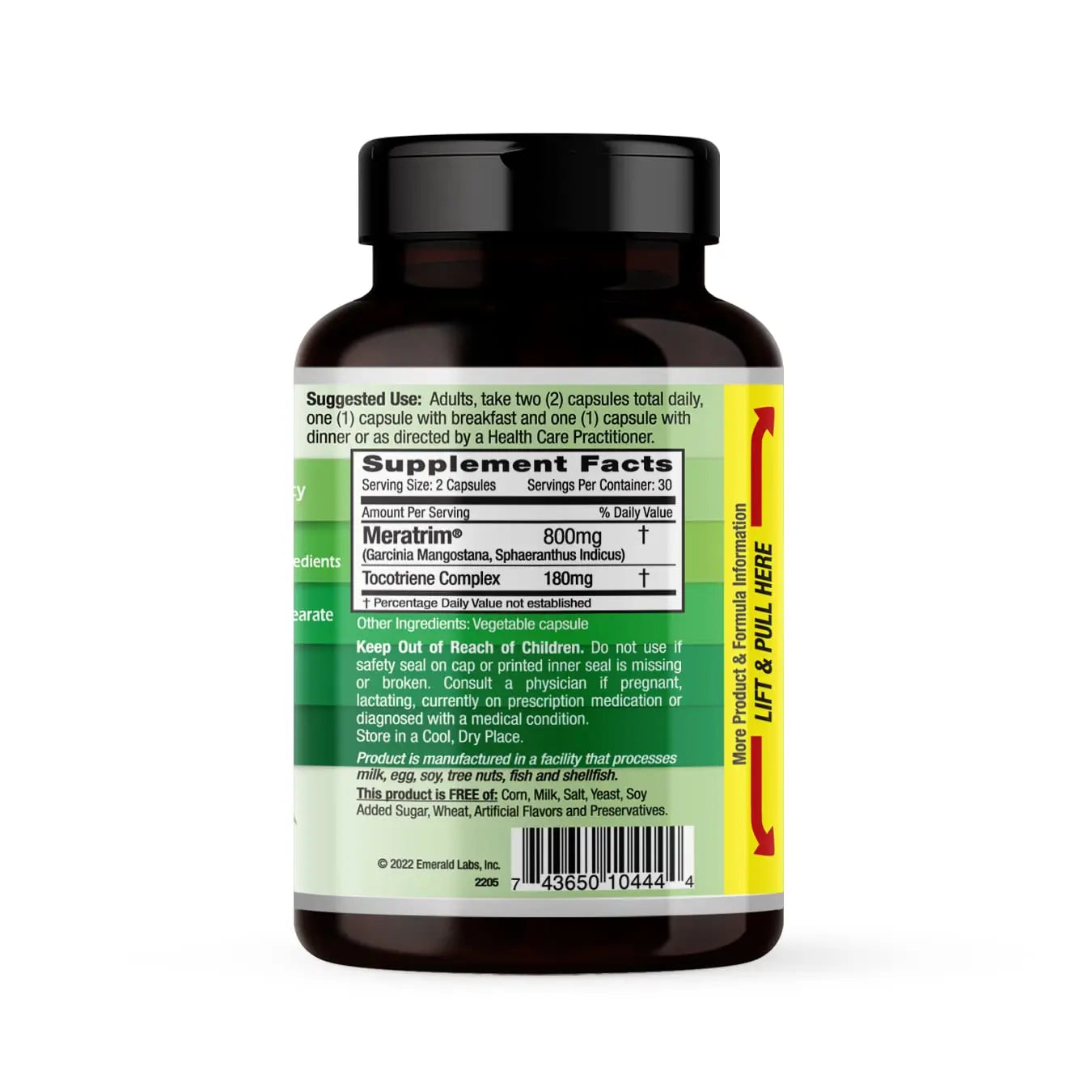Emerald Labs Meratrim 800 mg - Daily Supplement for Weight Management Support Emerald Labs Au supplements
