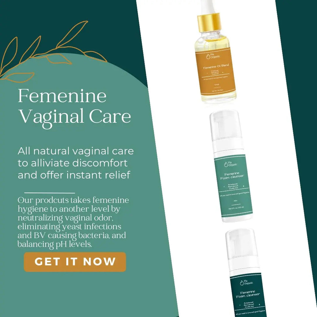 Pia Organic Mint Feminine Foam Cleanser Organic wormwood/olive leaf, Foaming PH Balance Feminine Wash Pia Organic Au supplements