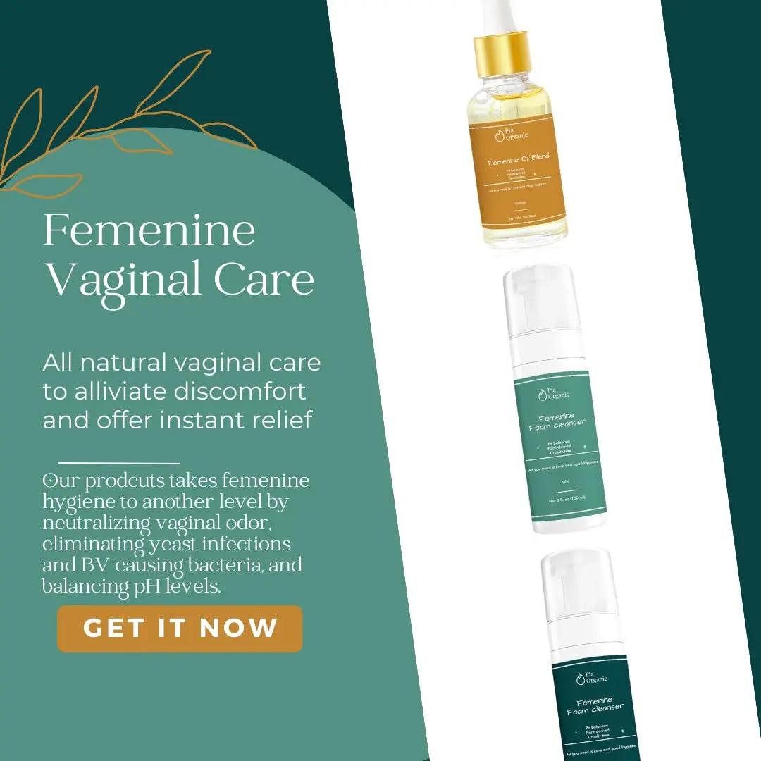 Pia Organic Mint Feminine Foam Cleanser Organic wormwood/olive leaf, Foaming PH Balance Feminine Wash Pia Organic Au supplements