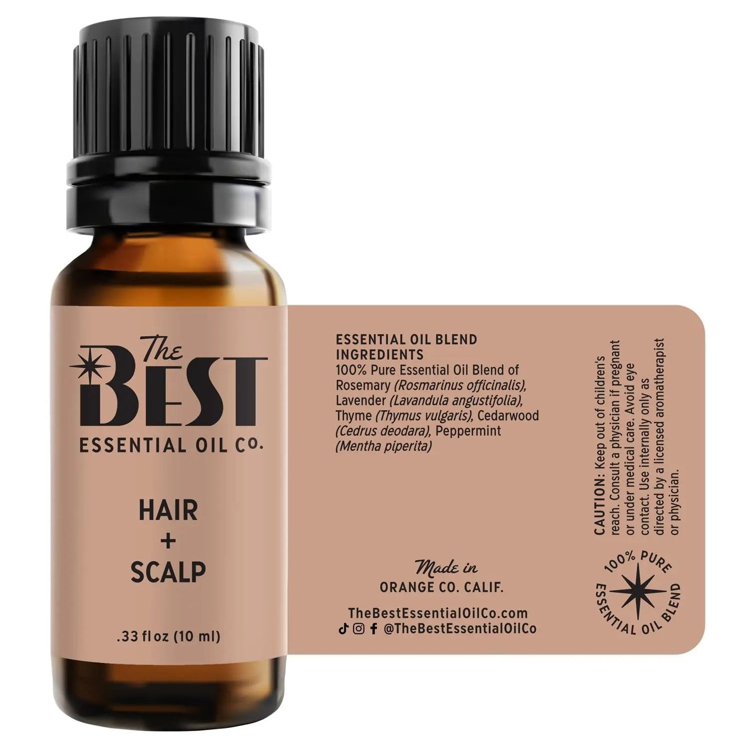The Best Hair + Scalp Essential Oil Blend- Premium Grade- 100% Pure & Natural for Aromatherapy The Best Essential Oil Co Au supplements