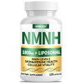 NMNH Supplement 1000mg - Nicotinamide Mononucleotide Alternative, Boost NAD+ with Liposomal Resveratrol & Nicotinamide Riboside NR, for Healthy Cellular, Aging, Energy, 120 Vegan Non-GMO Capsules Qmiozzy Au supplements