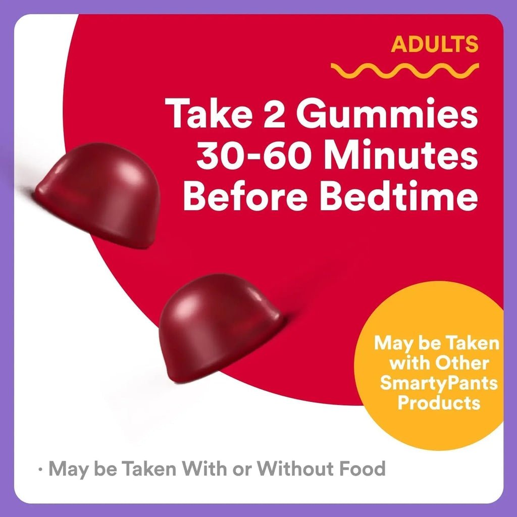 SmartyPants Adult Sleep Gummies with Melatonin: Magnesium & L-Theanine, Drug-Free, Non-Habit Forming Sleep Aid SmartyPants Au supplements