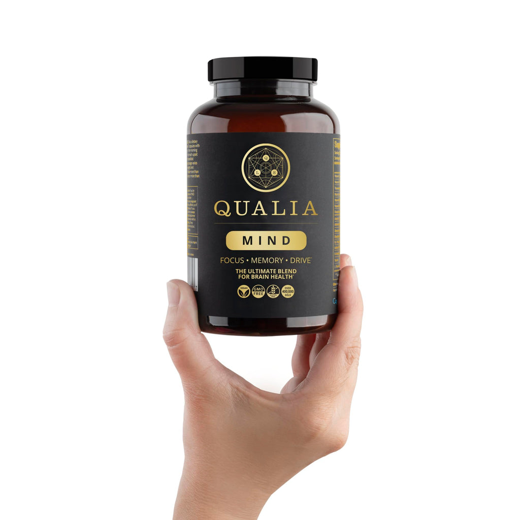 Qualia Life Sciences Qualia Mind | The Ultimate Blend for Brain Health* | Doctor-Formulated Nootropic to Fuel Focus & Concentration* | Supports Long Term Brain Health| Maintain Drive & Productivity QUALIA LIFE SCIENCES Au supplements