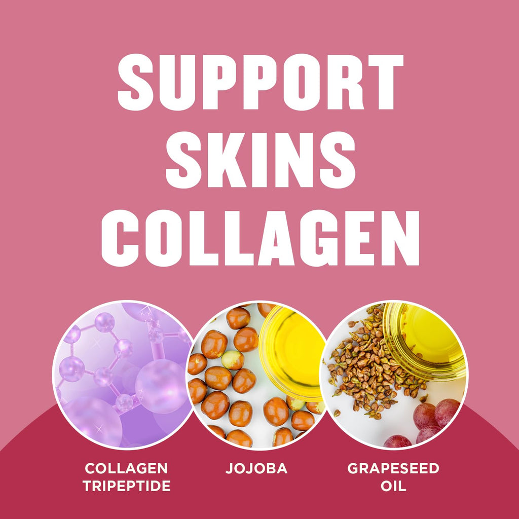 Gold Bond Plumping Collagen Body & Face Serum Lotion, Lightweight Hydrating Moisturizer with Collagen Peptide Complex