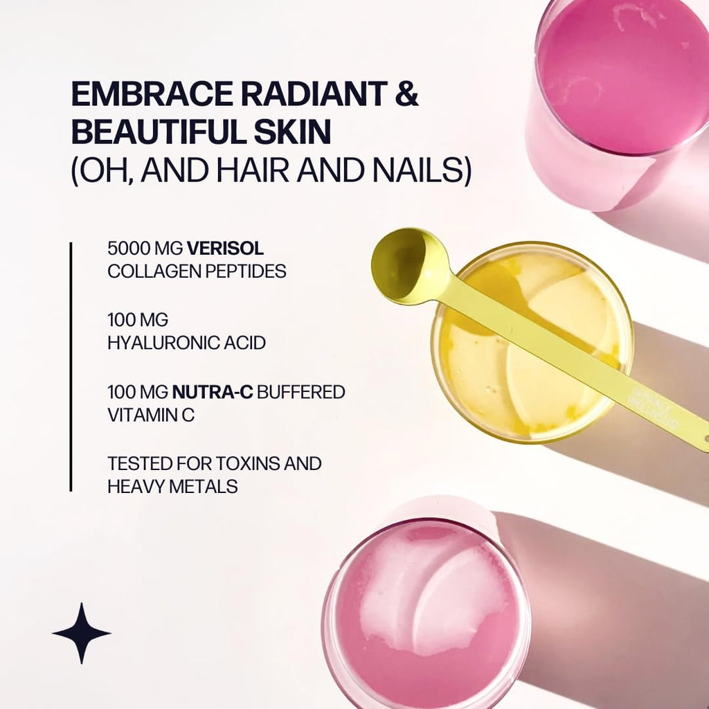 Sparkle Wellness VERISOL Bioactive Hydrolyzed Collagen Peptides | Collagen Powder Supplement with Vitamin C & Hyaluronic Acid for Hair, Skin, and Nail Health | Skin Boost Plus (No Flavor) [30-Serves] Sparkle Wellness Au supplements