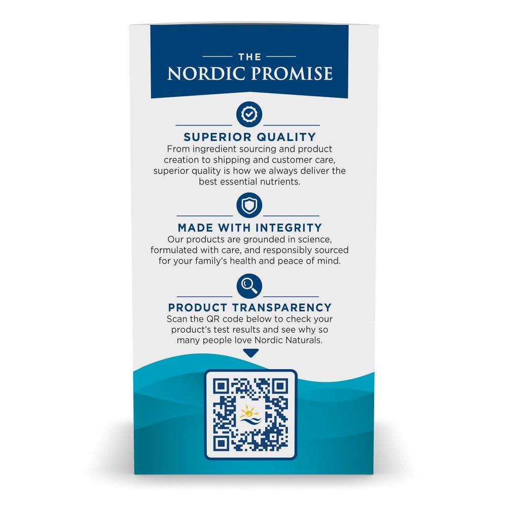 Nordic Naturals Omega-3, Lemon Flavor - 180 Soft Gels - 690 mg Omega-3 - Fish Oil - EPA & DHA - Immune Support, Brain & Heart Health, Optimal Wellness - Non-GMO - 90 Servings Nordic Naturals Au supplements