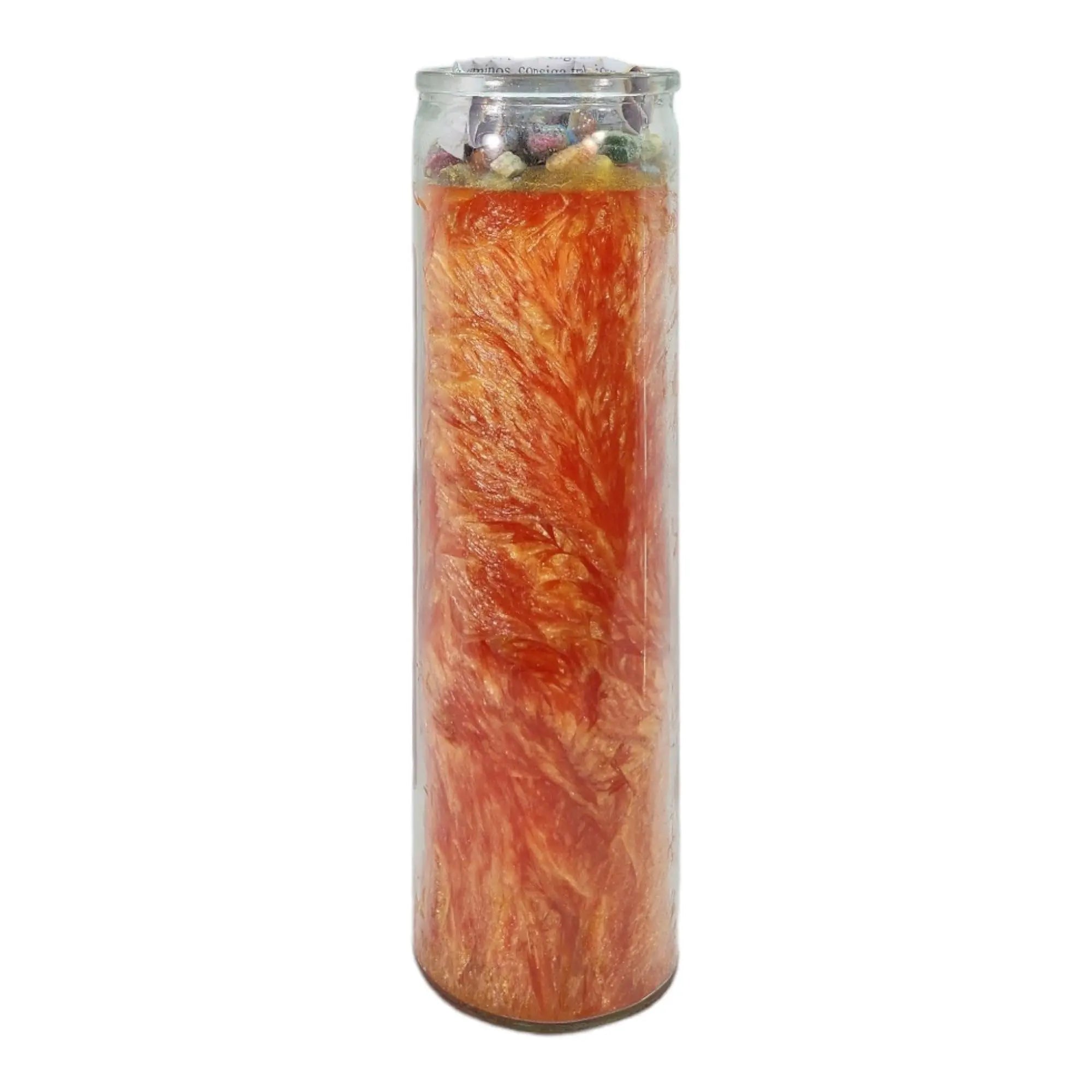 Ladder to Success-Palm Wax Spiritual Intention Spell Candle-[Orange] | Vela CASA ESOTERICA MAGICK SPACE Au supplements
