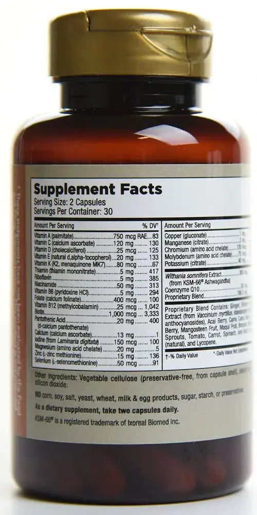 Mt. Angel Vitamins - Daily Womens Multivitamin - Adult Formula with Iron, Calcium, KSM-66 Ashwaganda, and a Potent Proprietary Herbal Blend Mt. Angel Vitamins Au supplements