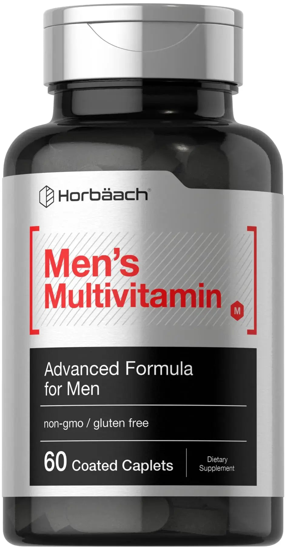 Horbäach Mens Multivitamin | 60 Caplets | Advanced Formula | with Vitamin C, D, Magnesium, Minerals & More | Horbäach Au supplements
