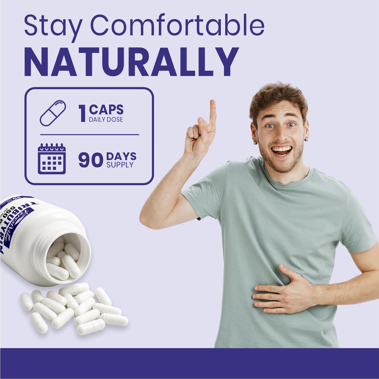 ForestVibe Tributyrin Supplement 550mg, Advanced Butyrate Form for Gut Health, 60% Standardized, More Effective Delivery Than Sodium Butyrate, 90 Capsules, Non-GMO & Gluten Free Postbiotic Supplement ForestVibe Au supplements