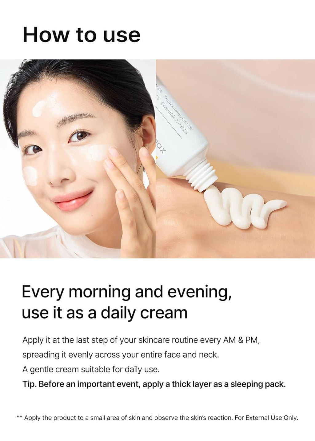 celimax Pore+Dark Spot Brightening Cream | with Niacinamide, Tranexamic Acid, TXA Cream