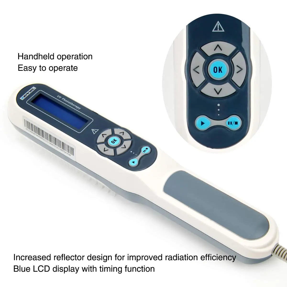 Hand Held UV Phototherapy Light Device for Home Use AUSPA Au supplements