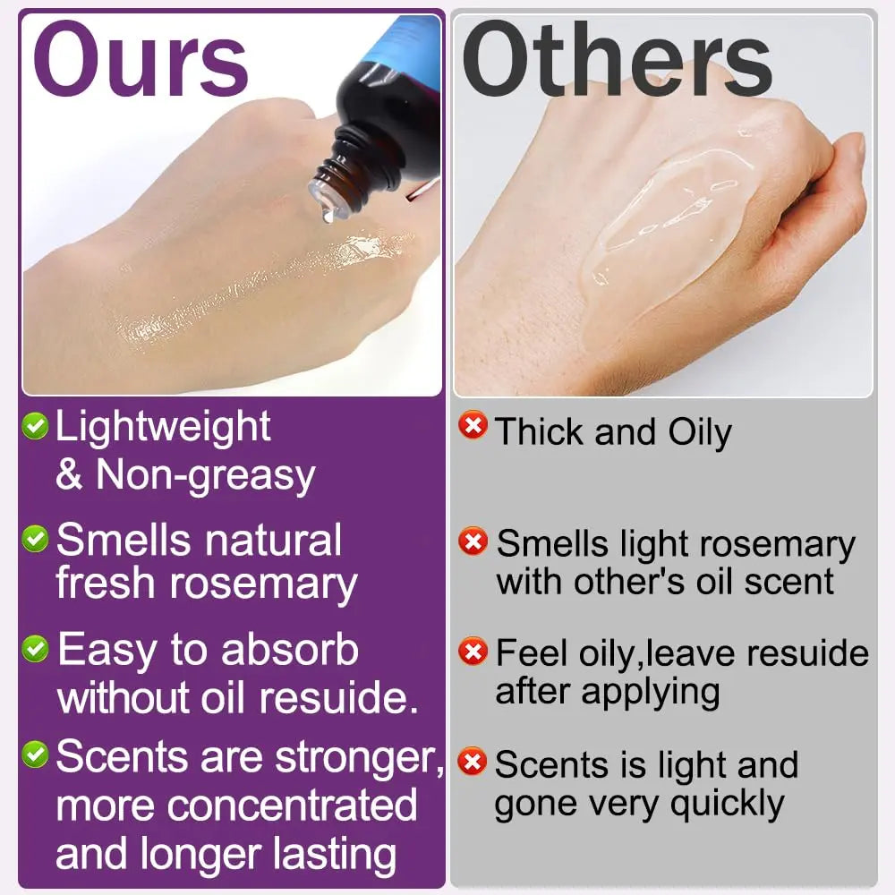 Rosemary Oil for Hair Growth,100% Pure Undiluted Light-Weight Non-Greasy Rosemary Essential Oil GIFBEA Au supplements