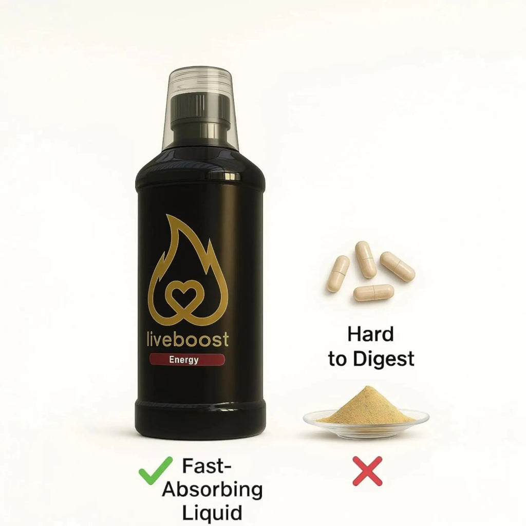 LIVEBOOST Liquid Supplement 2-Pack – Daily Energy Suppor & Wellness Formula for Men and Women – Natural Ingredients – 480ml Each LIVEBOOST Au supplements