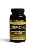 Herb Activ Natural Primal Multivitamin - 21 Essential Vitamins & Minerals - Daily Vitamin & Mineral Supplement - Energy & Wellness Support - 30 Capsules Herb Activ Natural Au supplements