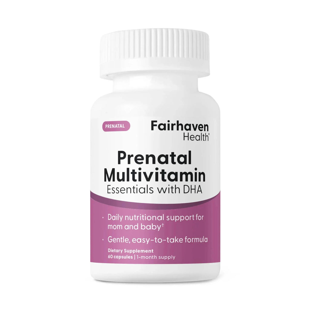 Fairhaven Health Prenatal Multivitamin Essentials with DHA | Prenatal Vitamins + DHA, Choline, Myo-Inositol | Fairhaven Health Au supplements