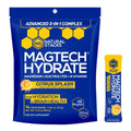 MagTech Magnesium Hydrate Packets - Sugar Free Hydration Powder - Magtein Magnesium L-Threonate, Glycinate & Taurate - 200mg Chelated Triple Complex - Supports Hydration & Brain Health* - 14 Servings NATURAL STACKS Au supplements