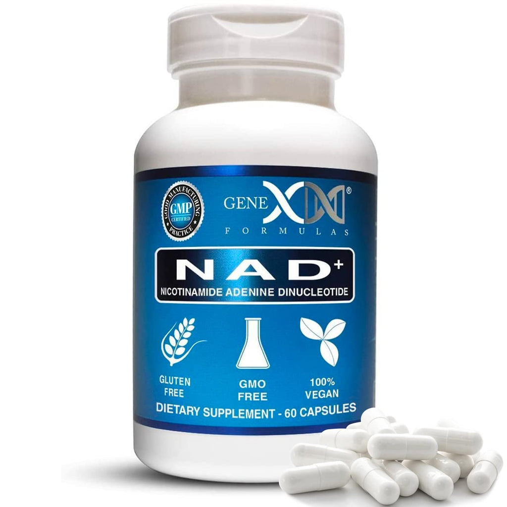 Genex Formulas NAD+ 250mg Serving 60 Capsules Nicotinamide Adenine Dinucleotide (Actual NAD+ Not a Precursor) (1) Genex Formulas Au supplements