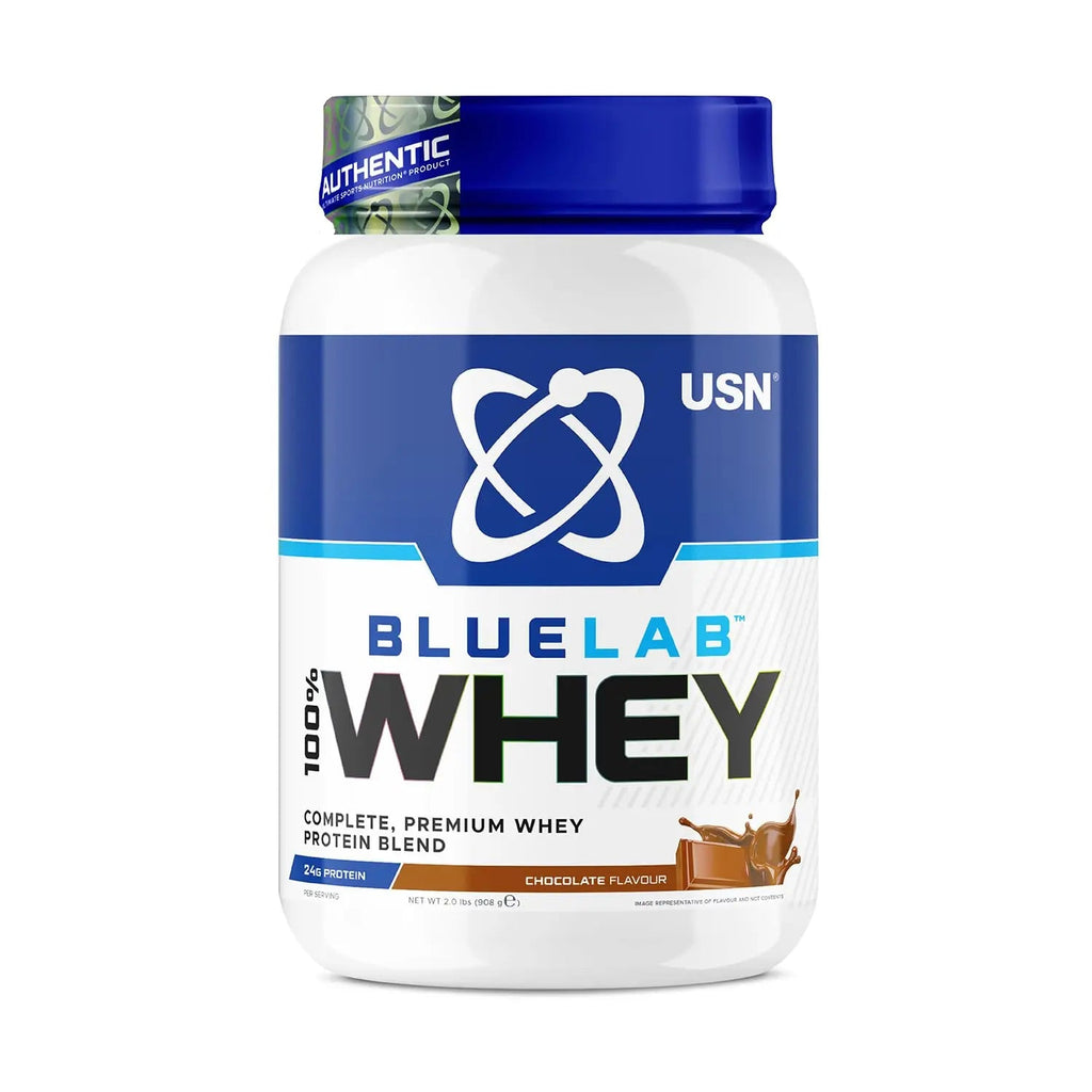 USN Blue Lab Whey Protein Powder: Chocolate - Whey Protein 2kg - Post-Workout USN Au supplements