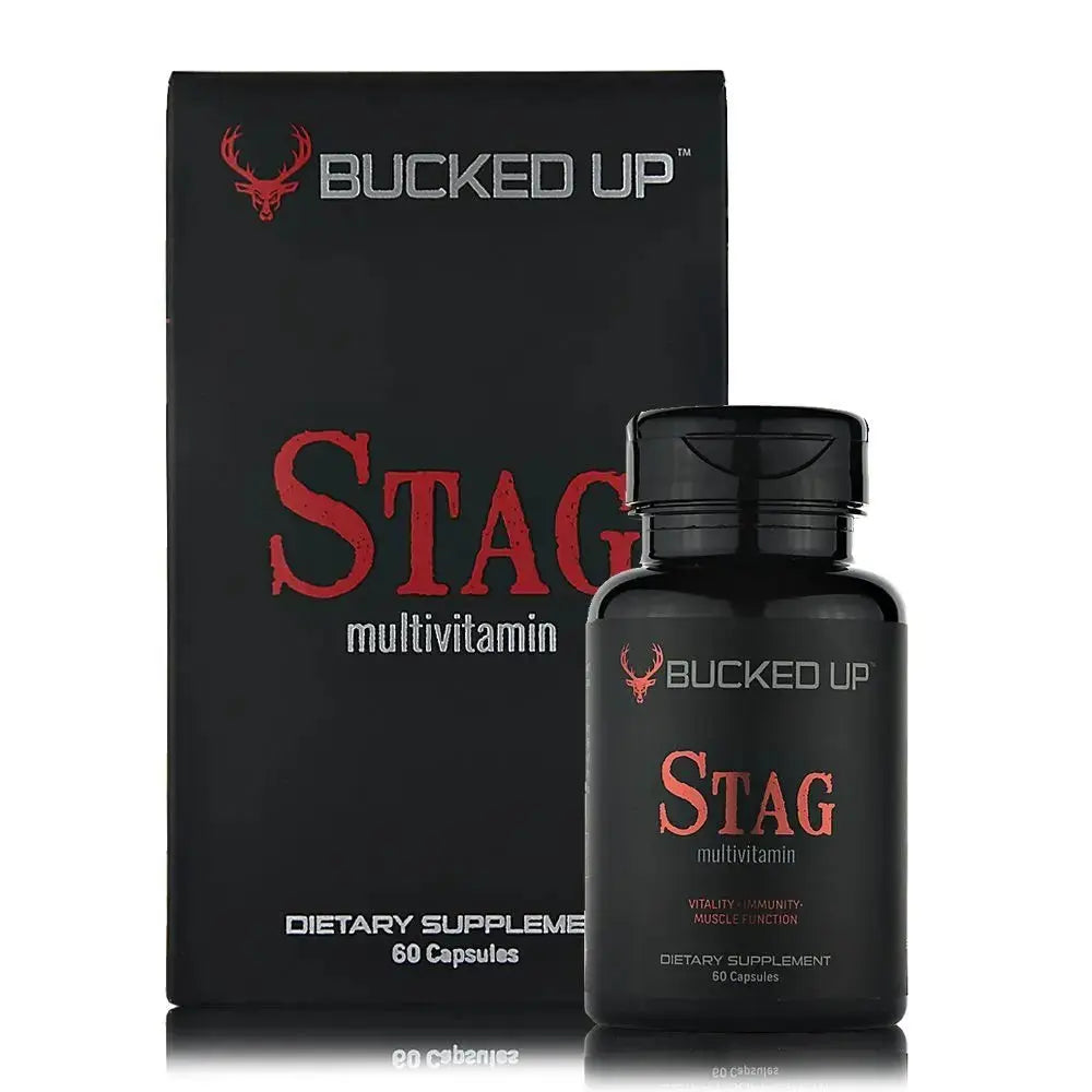 Stag Multivitamin - Men - Full Spectrum Vitamin Formula - Vitality, Immunity and Muscle Function (60 Capsules) Bucked Up Au supplements