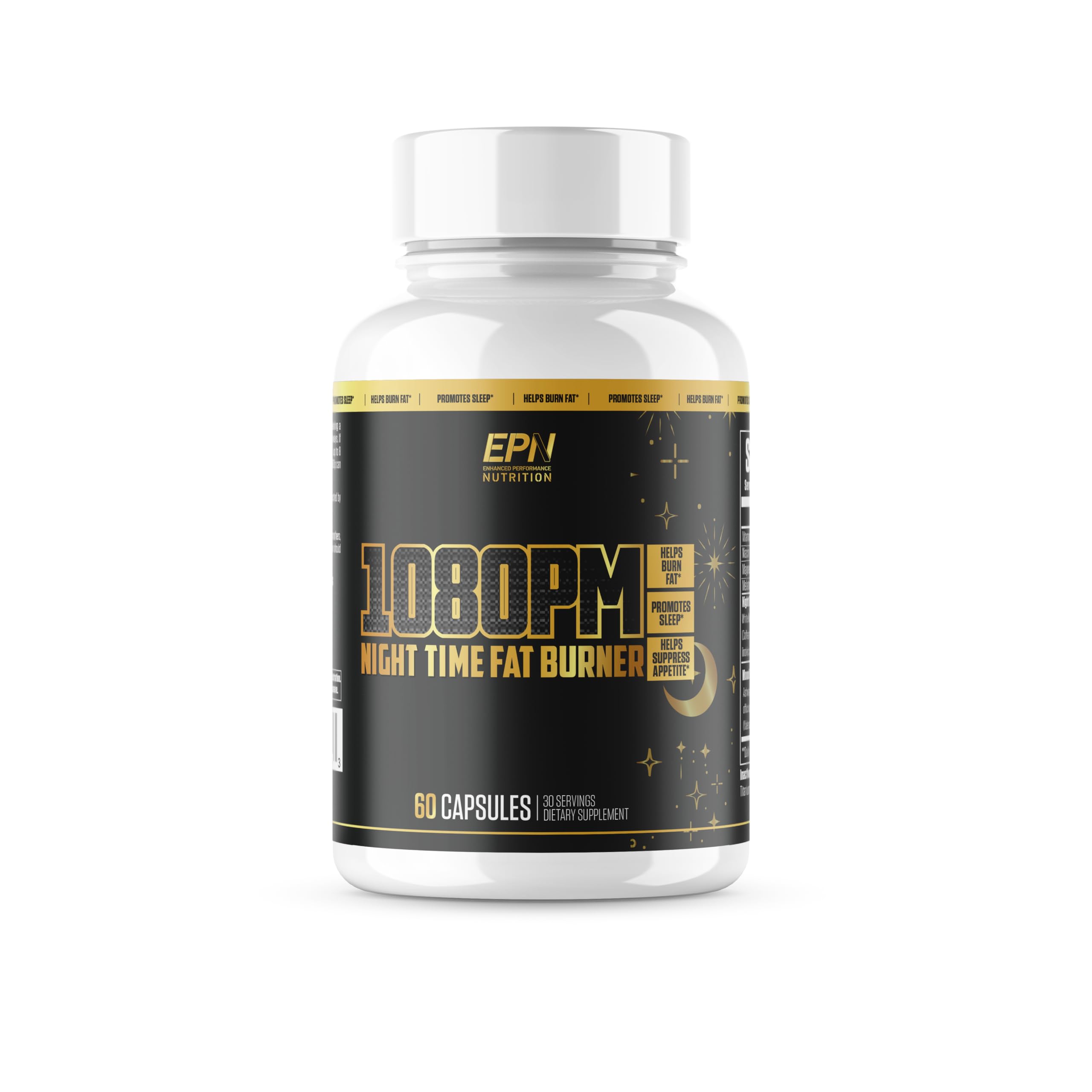 1080PM Thermogenic Night Time Fat Burner | #1 Sleep Aid Fat Loss Supplement to Reduce EPN Supplements Au supplements